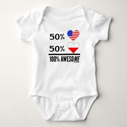Half-Amerikaans half Pools Romper (Voorkant)