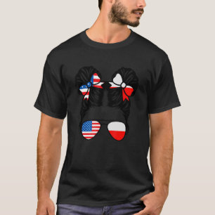 Half-Amerikaans halfPools meisje Verenigde Staten  T-shirt