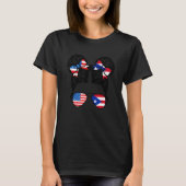 Half-Amerikaans Puerto Ricaans meisje Verenigde St T-shirt (Voorkant)