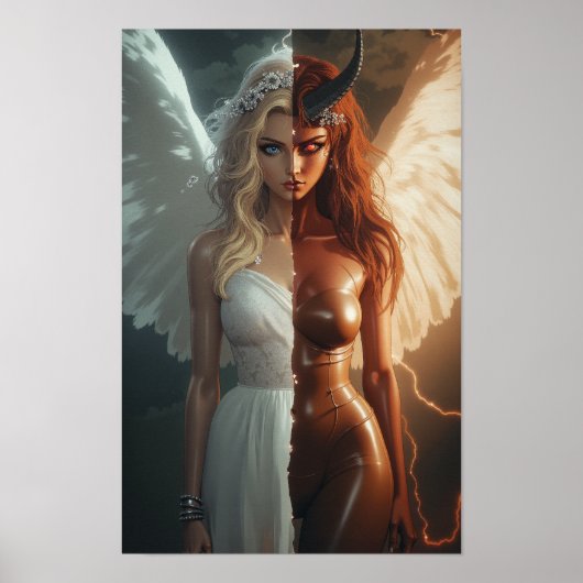 Half Angel Half Demon Poster (Voorkant)