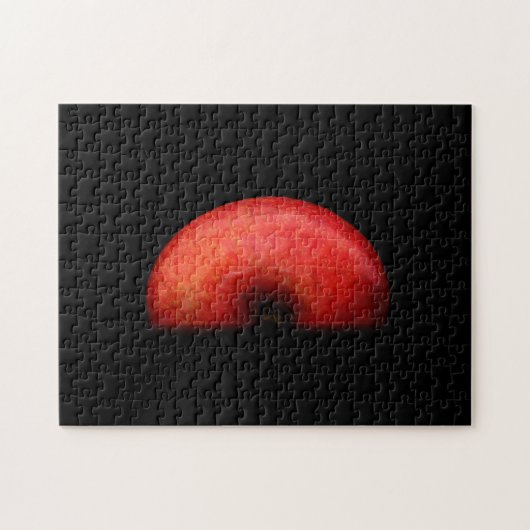 Half Apple - uitdagend Legpuzzel (Horizontaal)