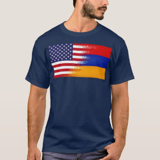 Half Armeens Half Amerikaans Grappig cadeau T-shirt