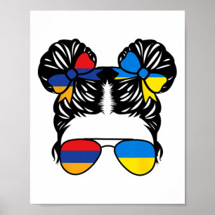 Half Armeens Half Oekraïens Meisje Armenië Kindere Poster