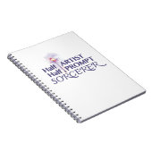 Half artiest half prompt tovenaar notitieboek (Rechterzijde)