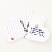 Half artiest half prompt tovenaar notitieboek (Binnen)