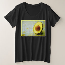 "Half Avocado" Cute Photo. Bestel nu Grote Maat T-shirt