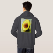 "Half Avocado" Cute Photo. Bestel nu Hoodie (Achterkant volledig)