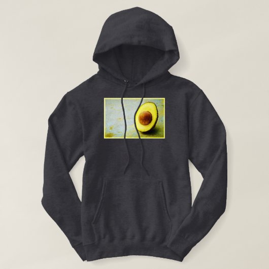 "Half Avocado" Cute Photo. Bestel nu Hoodie (Design voorkant)