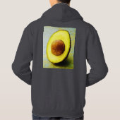 "Half Avocado" Cute Photo. Bestel nu Hoodie (Achterkant)
