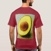 "Half Avocado" Cute Photo. Bestel nu T-shirt (Achterkant)