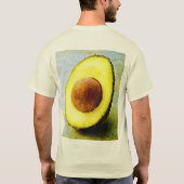 "Half Avocado" Cute Photo. Bestel nu T-shirt (Achterkant)
