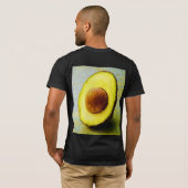 "Half Avocado" Cute Photo. Bestel nu T-shirt (Achterkant volledig)