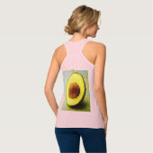 "Half Avocado" Cute Photo. Bestel nu Tanktop (Volledige Achterkant)