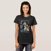 Half Bahamian Half American Raised In Bahamas Born T-shirt (Voorkant volledig)