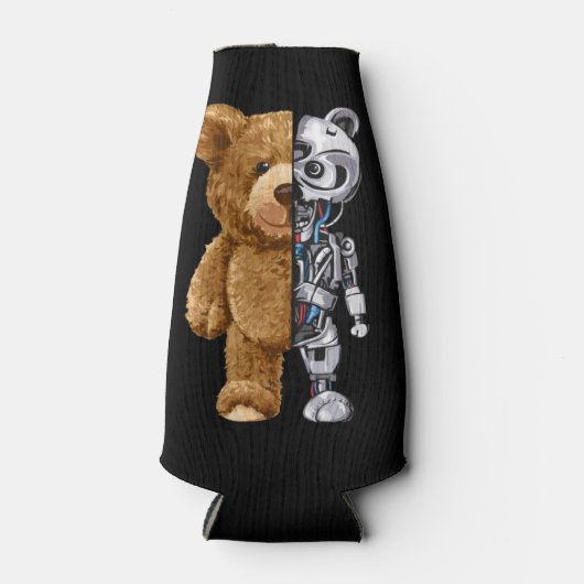 Half Bear Half Robot Flesjeskoeler (Voorkant)