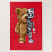 Half Bear Half Robot Legpuzzel (Verticaal)