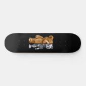 Half Bear Half Robot Persoonlijk Skateboard (Horizontaal)