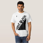 Half Black or Half White ? T-shirt (Voorkant volledig)