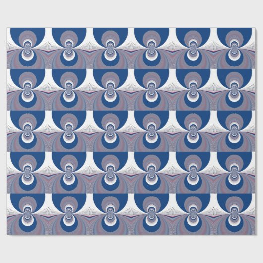 Half blauw cadeaupapier (Vlak)