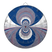 Half blauw dartbord (Voorkant)
