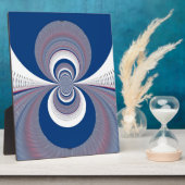 Half blauw fotoplaat (Zijkant)