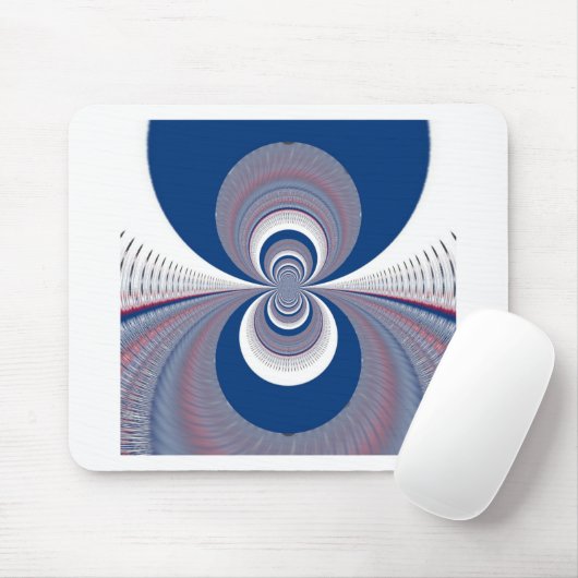 Half blauw muismat (Met muis)