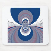 Half blauw muismat (Voorkant)