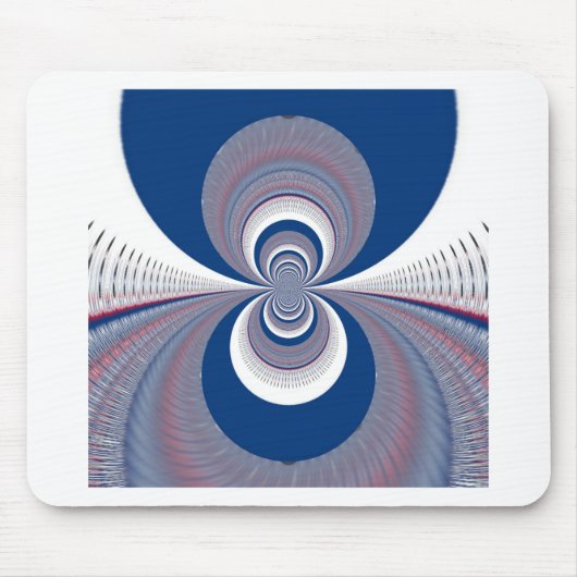 Half blauw muismat (Voorkant)