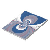 Half blauw notitieblok (Linkerzijde)