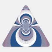 Half blauw sticker (Voorkant)