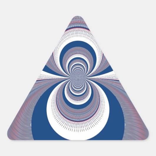 Half blauw sticker (Voorkant)