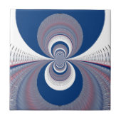 Half blauw tegeltje (Voorkant)