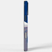 Half Blauwe Kaleidoscoop art print Case-Mate iPhone Case (Achterkant / Rechts)