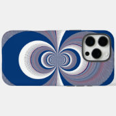 Half Blauwe Kaleidoscoop art print Case-Mate iPhone Case (Achterkant (horizontaal))
