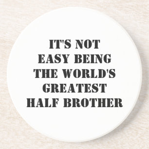 Half broeder zandsteen onderzetter