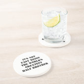 Half broeder zandsteen onderzetter (Zijkant)