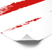 Half Canadees Amerikaans: Canada USA Maple Leaf Vl Perfect Poster (Hoek)