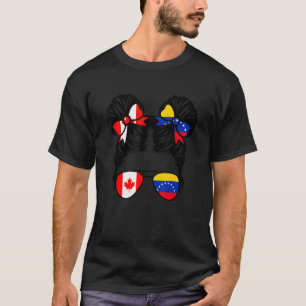 Half Canadees Half Venezolaans Meisje Canada Kinde T-shirt