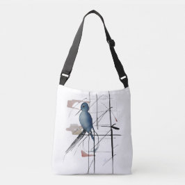 Half capsule 1 crossbody tas