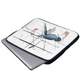 Half capsule 1 laptop sleeve (Voorkant onderkant)