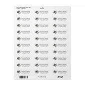 Half Cat and Half Dog with Personalized Name Etiket (Full Sheet)