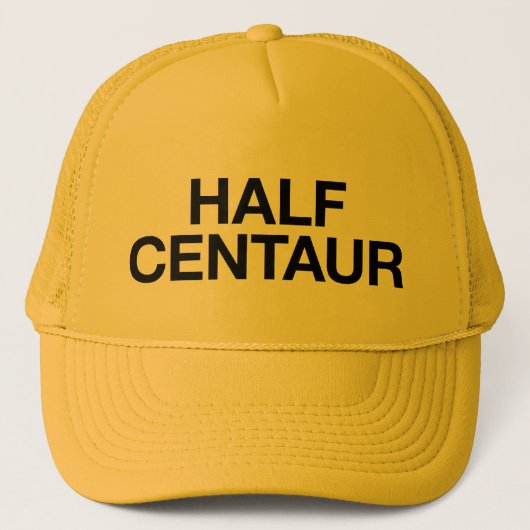 HALF CENTAUR preekt slogan vrachtwagenchauffeur Trucker Pet (Voorkant)