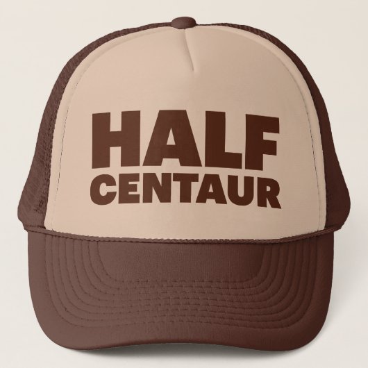 HALF CENTAUR preekt slogan vrachtwagenchauffeur Trucker Pet (Voorkant)