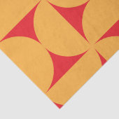 Half Century Half cirkelpatroon in sinaasappel en Tissuepapier (Detail)