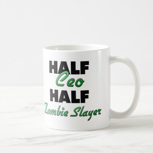 Half Ceo Half Zombie Slayer Koffiemok (Rechts)