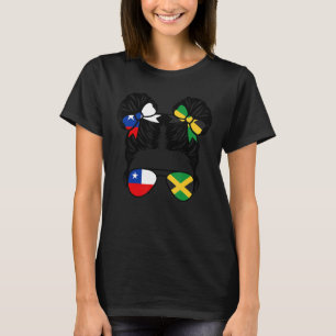 Half Chileens Half Jamaicaans Meisje Chili Kinder  T-shirt