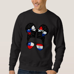 Half Chileens Half Paraguayaanse Meisje Chili Kind Trui