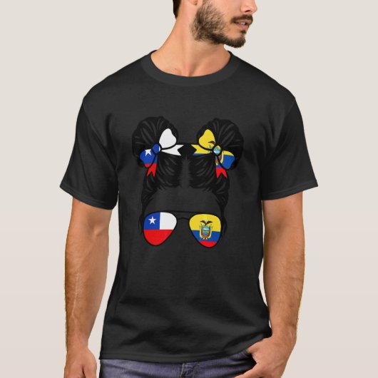 Half Chileense Half Ecuadoraanse Meisje Chile Kind T-shirt (Voorkant)