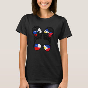Half Chileense Half Filipijns Meisje Chili Kindere T-shirt