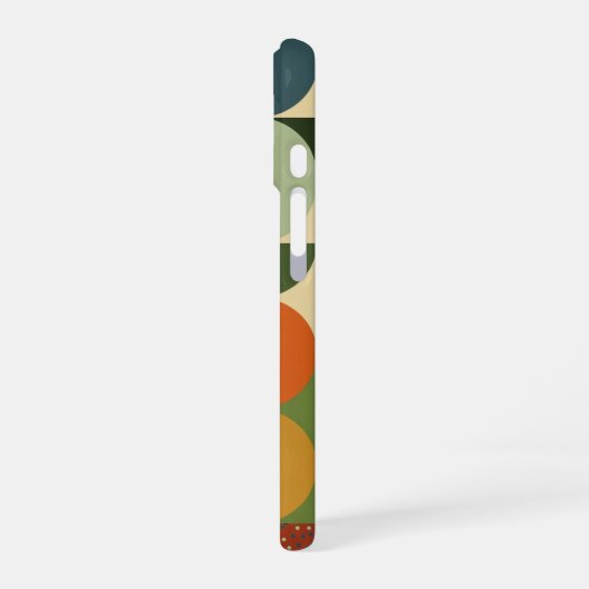 Half-Circle and Geometric Blocks iPhone 16 Hoesje (Linkerkant)